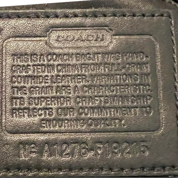 Coach Madison Sophia Kisslock Satchel Black Patent Signature F19215 Vintage - Picture 5 of 9